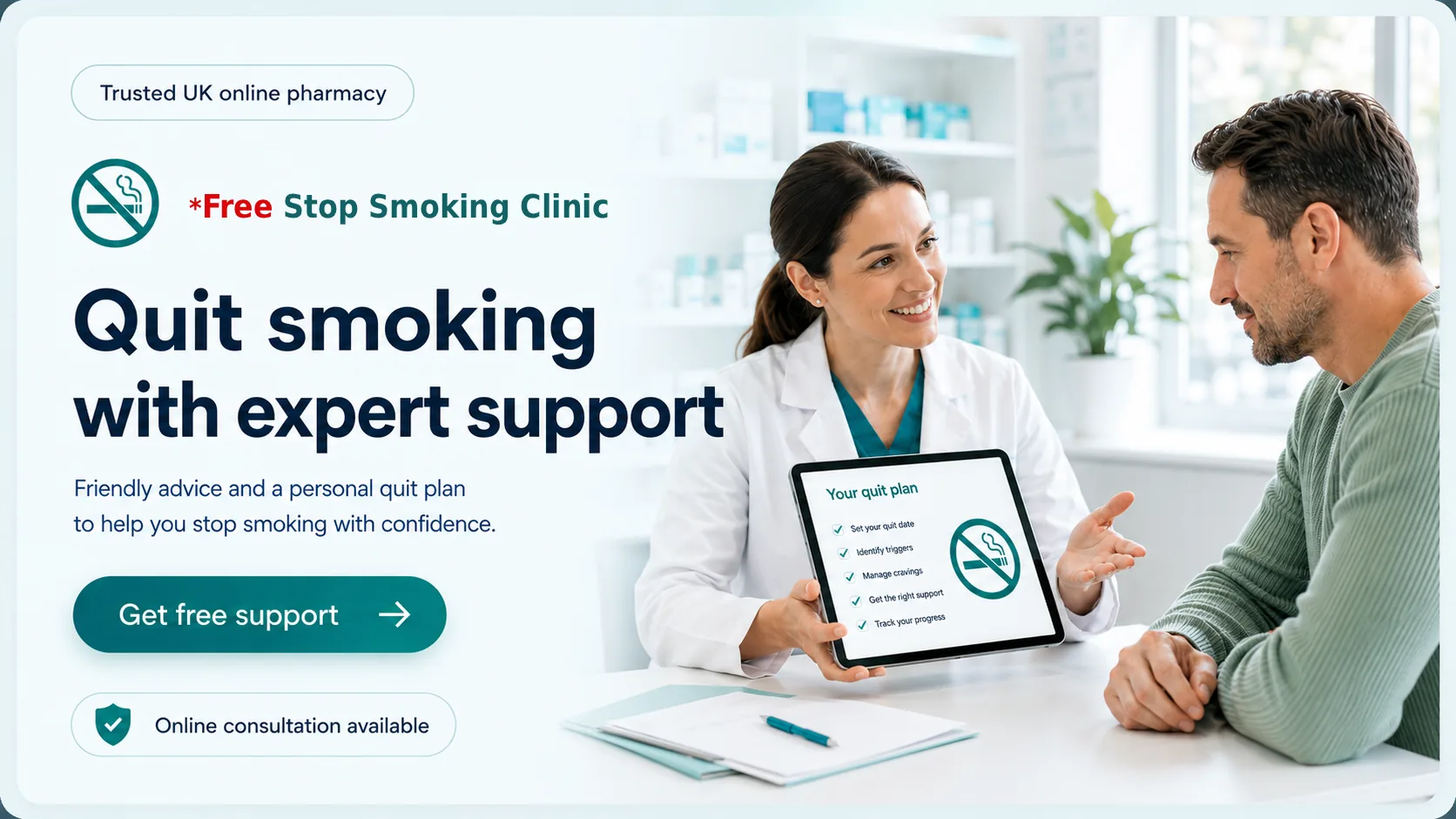 Stop Smoking Clinic support banner