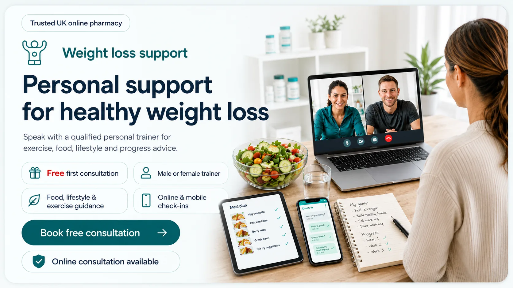 Weight Loss Support consultation banner