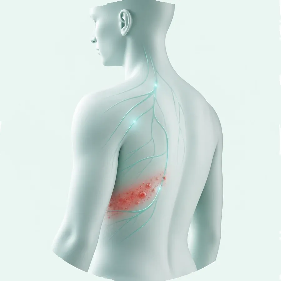 Shingles support illustration