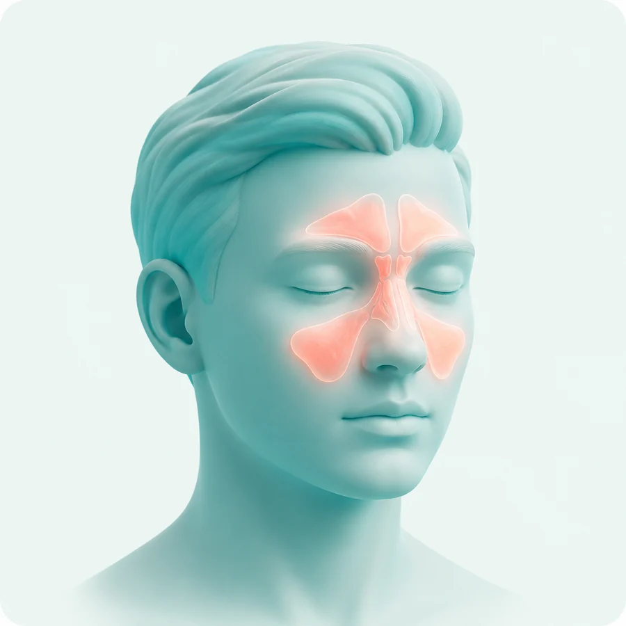 Sinusitis support illustration